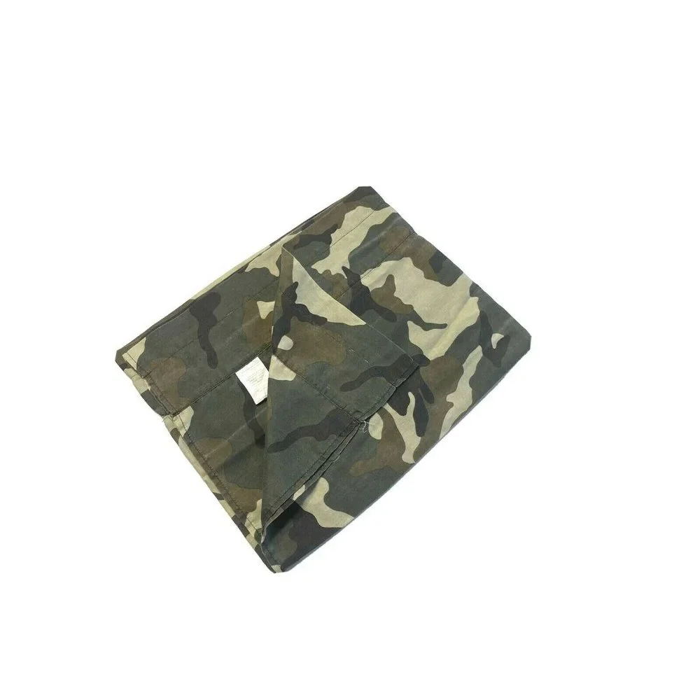 Vintage Camo Army Valance Curtain Hunting Mens boy